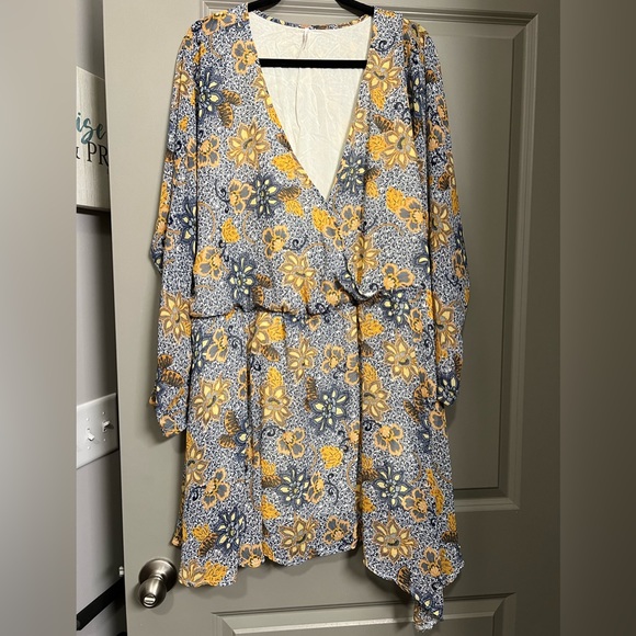 Free People Teegan Floral Mini Dress, Extra Large - Picture 4 of 11